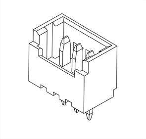 Header box pcb str 3w 1.25 53047-0310