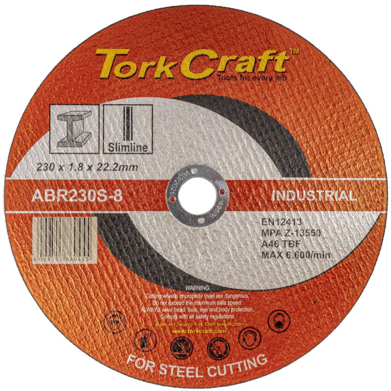 Cutting disc industrial metal 230 x 1.8 x 22.2 mm