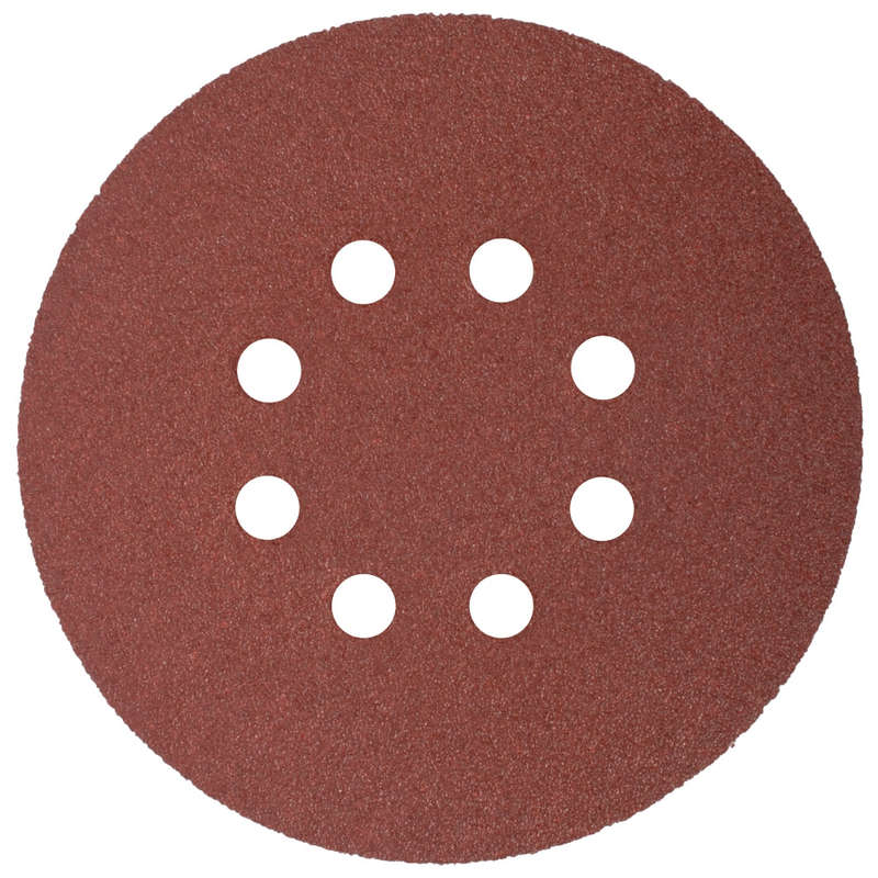 Sanding disc 150mm 60 grit with holes 10/pk hook and loop