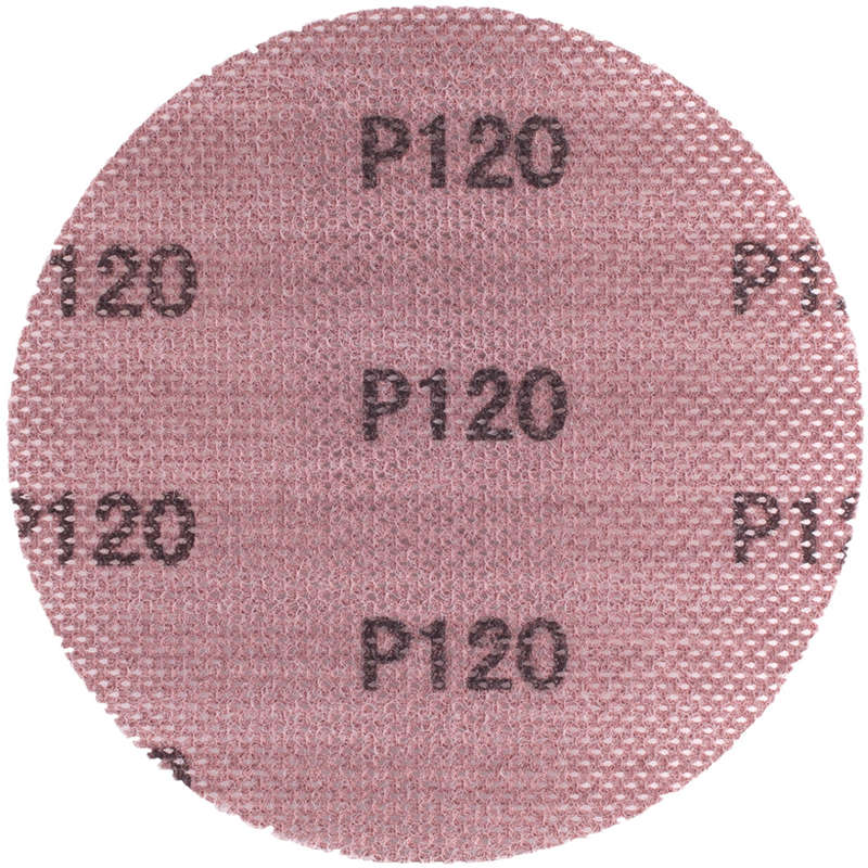 Dura mesh abr.disc 150mm hook & loop 120grit bulk for sander polisher
