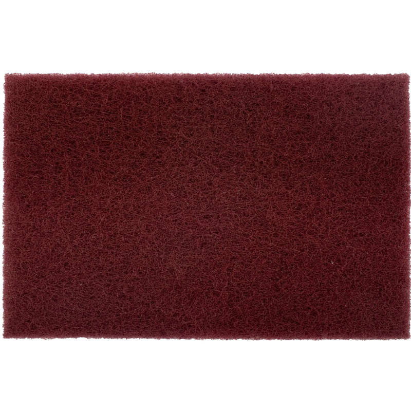Pad non woven ind. strength 5pc 150 x 230mm super fine maroon