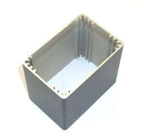 Aluminium extruded enclosure 44.5x66.5x96mm 42615-6063t6-96 *dbk*