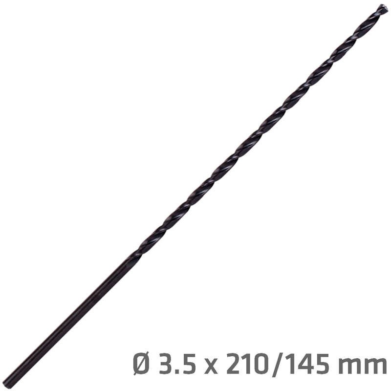 Hss drill bit 3.5mm 210 x 145 extra long