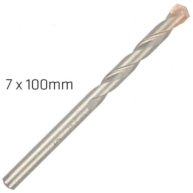 Masonry drill bit long life 7 x 100mm