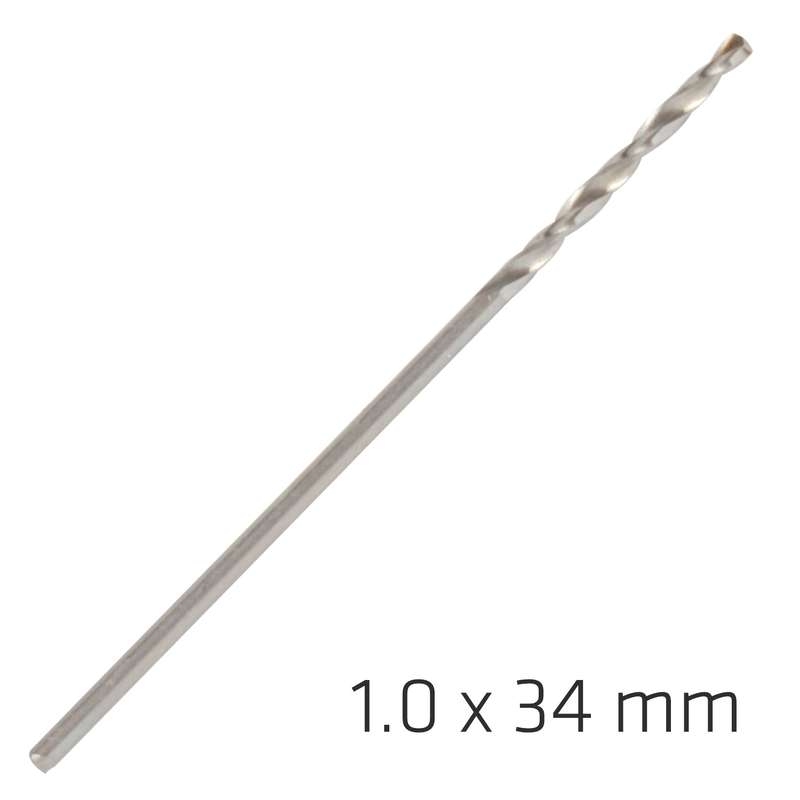 Alpen pro hss 1mm drill din 338 rn 135 split point plastic wallet  (1