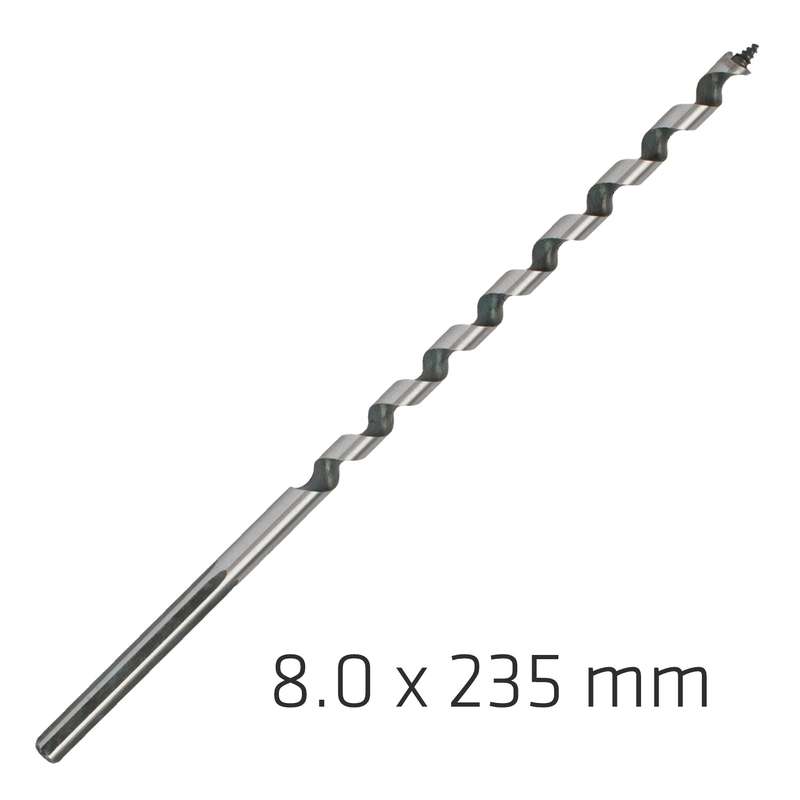 Wood auger drill bit 8 x 235mm