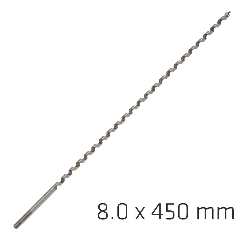 Wood auger drill bit 8 x 450mm