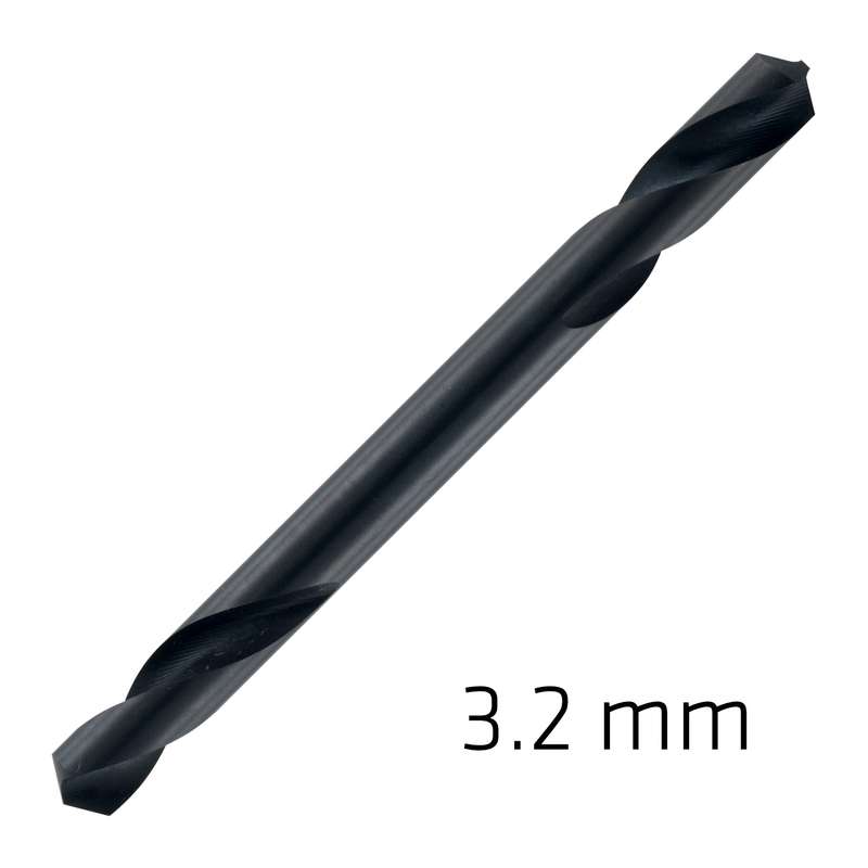 Hss super drill bit double ended 3.2mm pouched