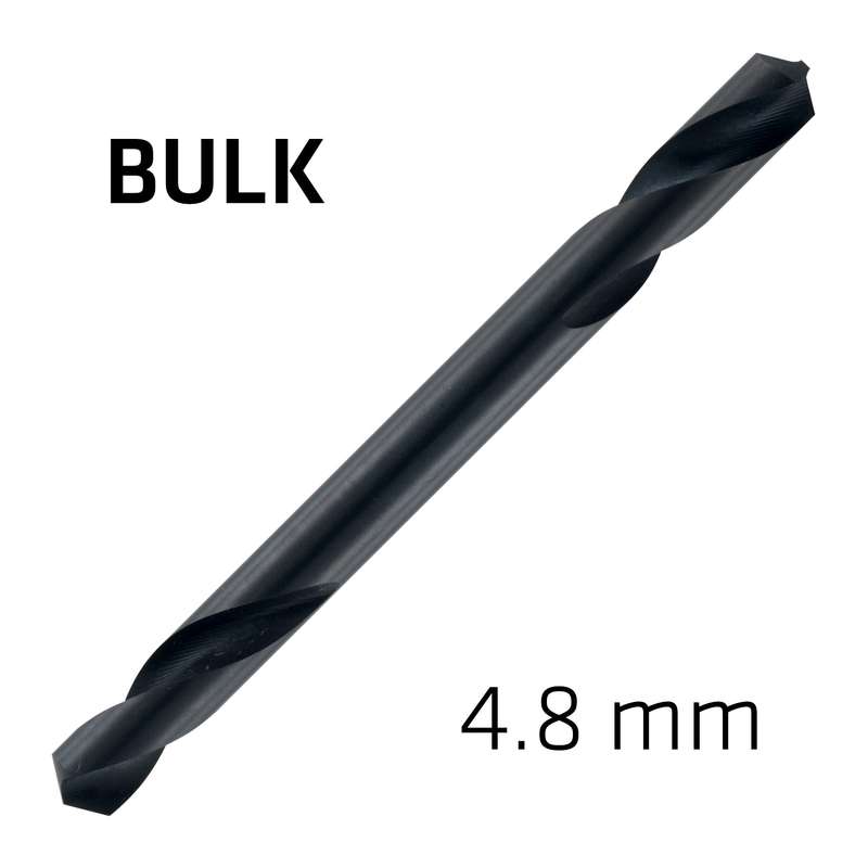Hss super drill bit double ended 4.8mm bulk