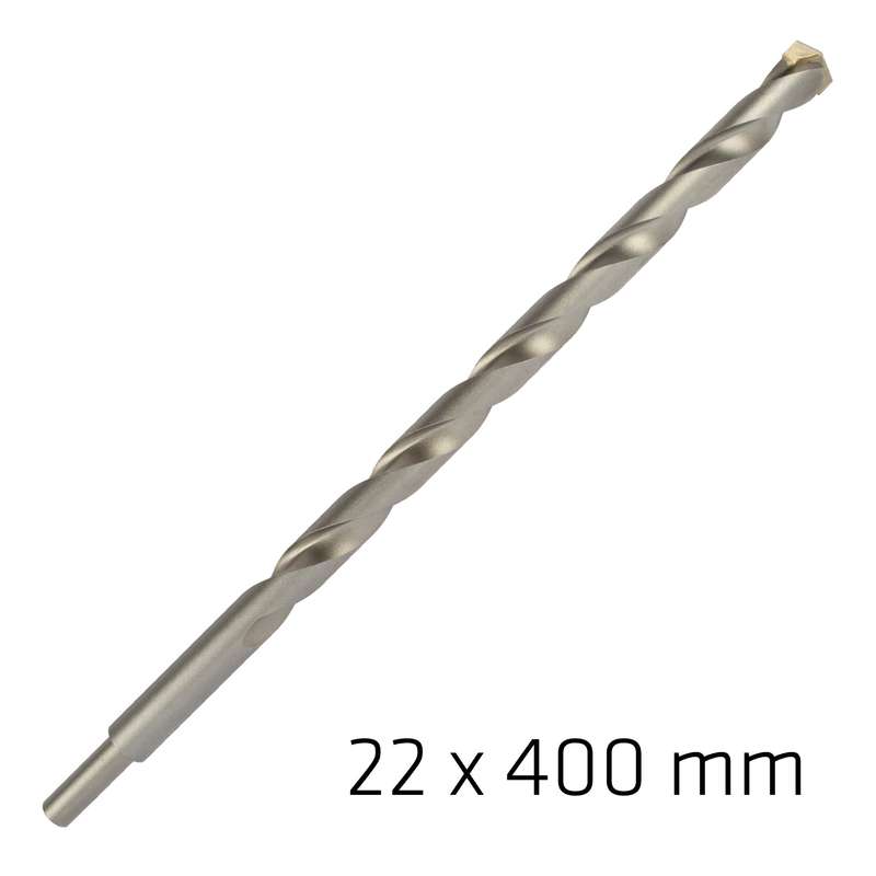 Masonry drill bit long life 22 x 400mm