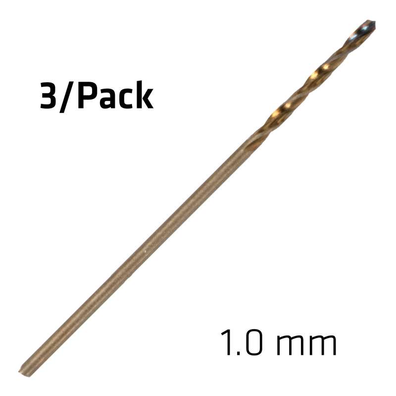 Hss sprint master  1.0 mm x3 sleeved din338 alpen drill bit