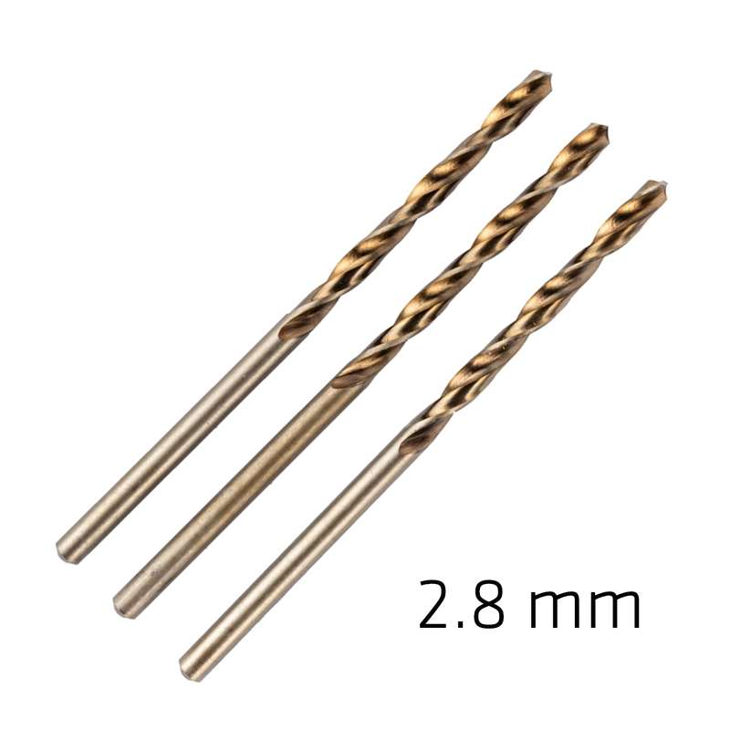 Hss sprint master  2.8mm x3 sleeved din338 alpen drill bit