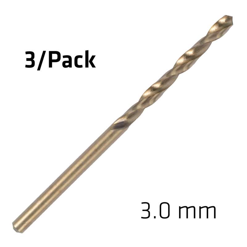 Hss sprint master  3.0mm x3 sleeved din338 alpen drill bit