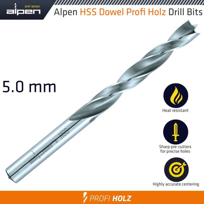 Wood drill bit profi hss 5mm