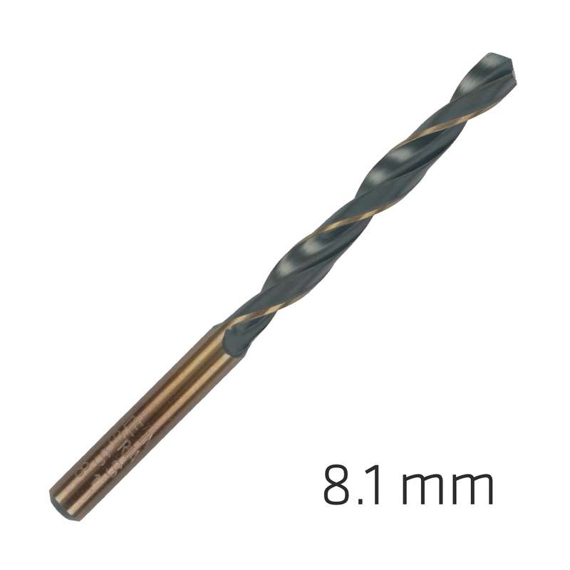 Hss sprint master 8.1mm bulk din 338 alpen drill bit