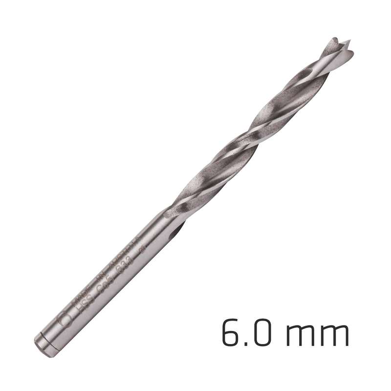 Hss cobalt wood drill bit 6mm