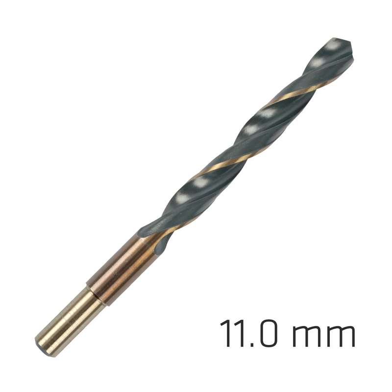 Hss sprint master 11.0mm red shank 9.5mm x1 sleeved din338 alpen drill