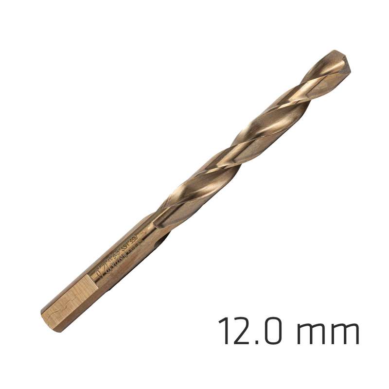 Hss cobalt 12,0 plw grip 3-sided