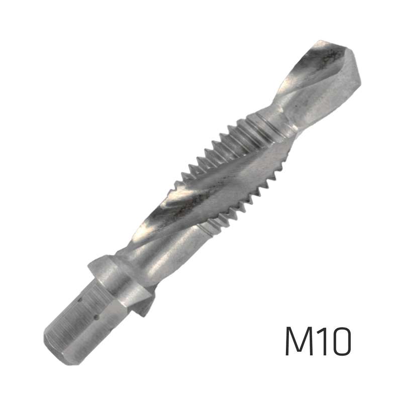 Alpen combination tap plw m10 1/4' shank