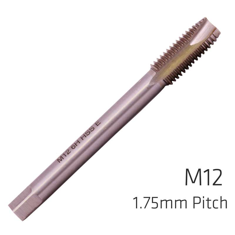 Machine tap cobalt 12mm in pouch 1.75mm pitch