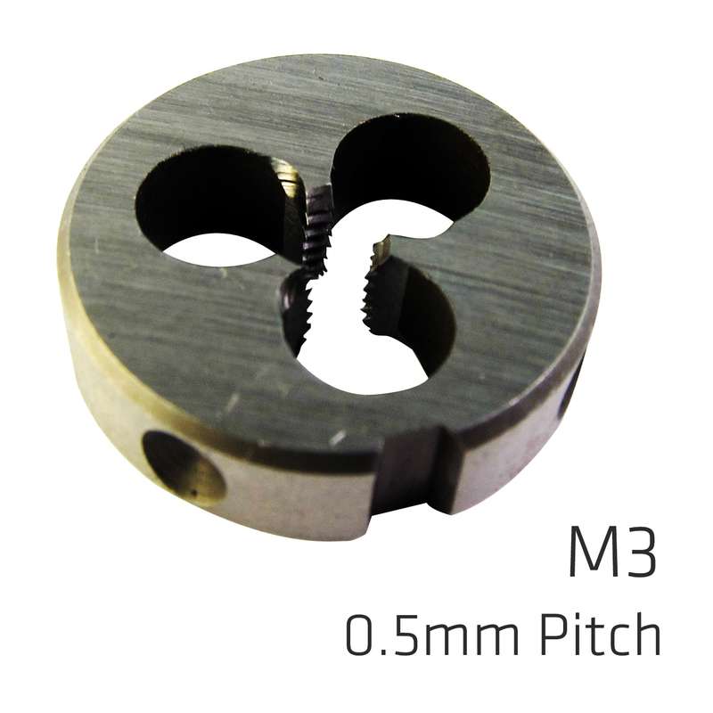 Machine die cobalt 3mm spiral point in pouch 0.5mm pitch