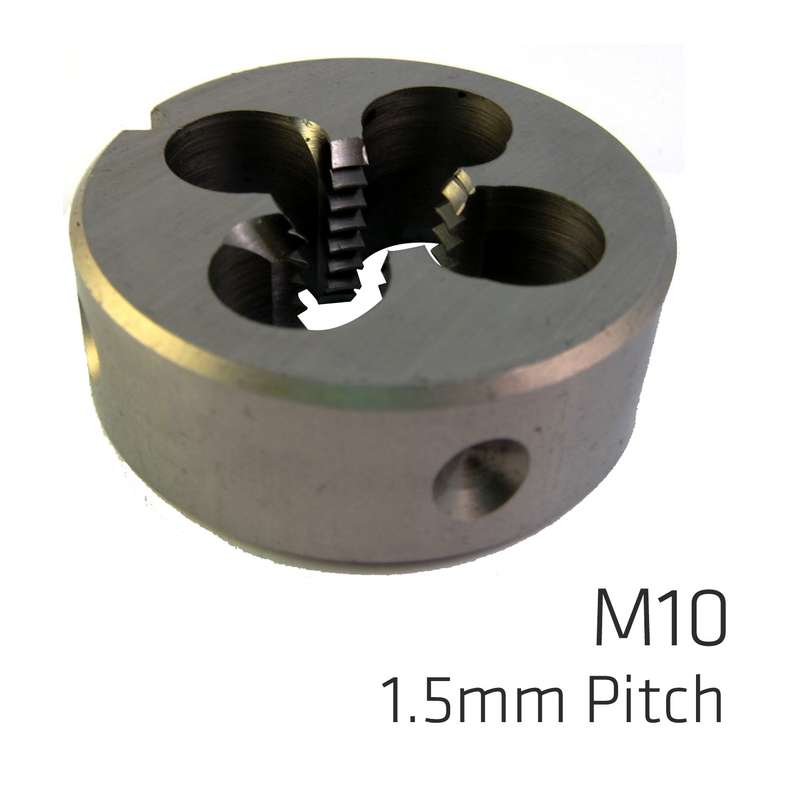 Machine die cobalt 10mm spiral point in pouch 1.5mm pitch