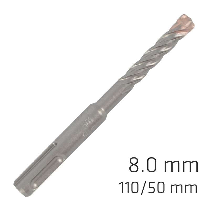 Force x 8.0 x 110/050 sds-plus rebar drill bit x4 cutting edges - bulk
