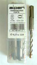 Sds plus hammer 110 x 50mm 6mm  bulk