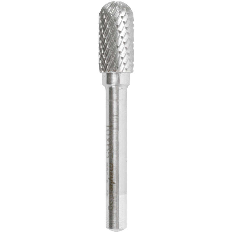 Tc rotary burr 10mm ball nose for hard metals