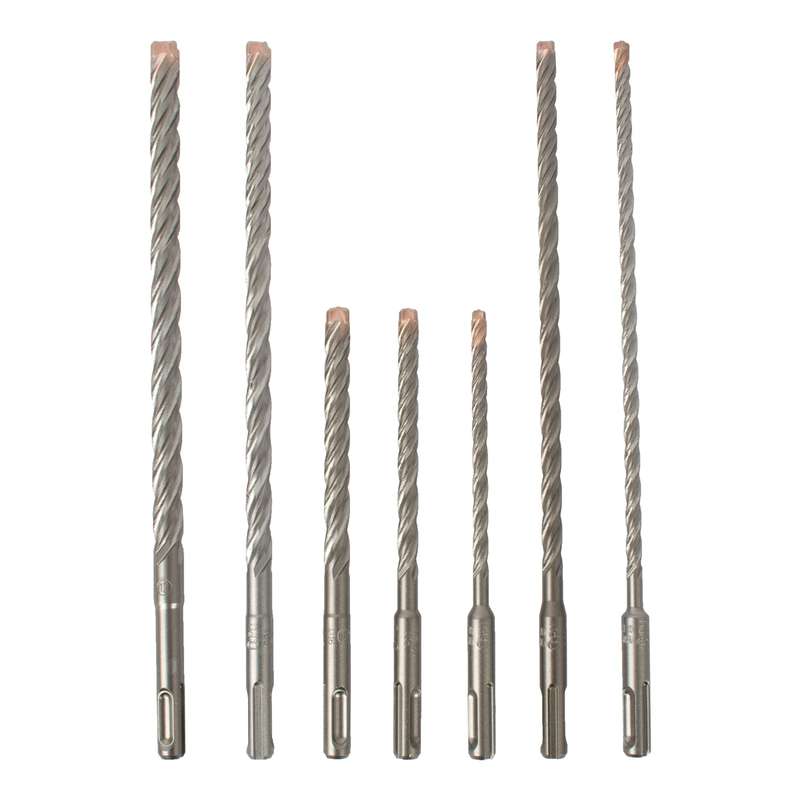 Force x sds-plus mix box 7 pcs. 6.0/ 8.0/ 10.0 mm x 160 and 6.0/ 8.0/