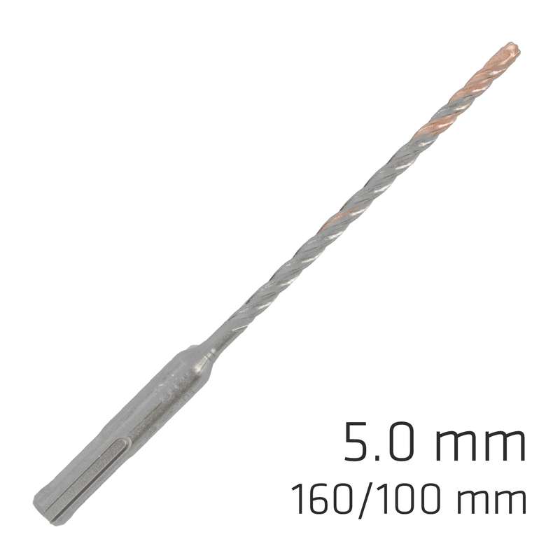 Force x 5.0 x 160/100 sds-plus rebar drill bit x4 cutting edges