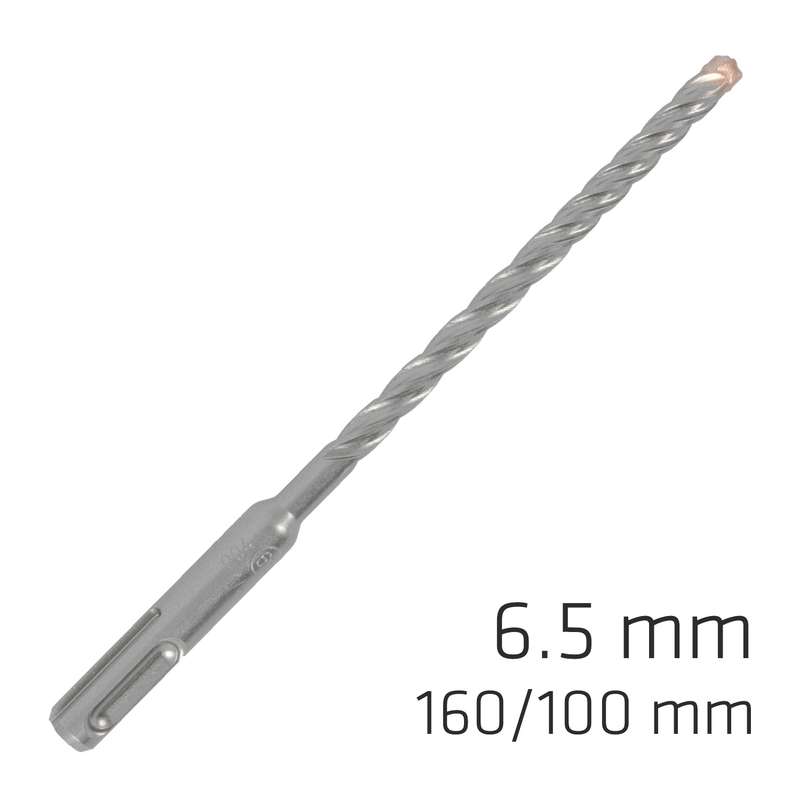 Force x 6.5 x 160/100 sds-plus rebar drill bit x4 cutting edges