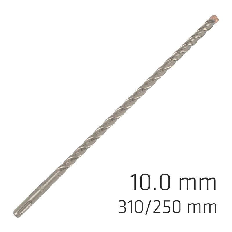 Force x 10.0 x 310/250 sds-plus rebar drill bit x4 cutting edges