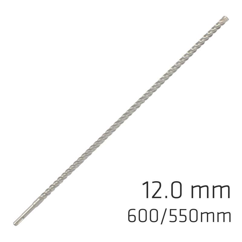 Force x 12.0 x 600/550 sds-plus rebar drill bit x4 cutting edges