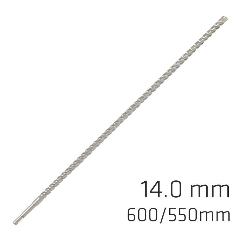 Force x 14.0 x 600/550 sds-plus rebar drill bit x4 cutting edges