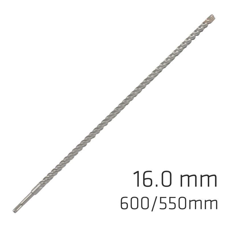Force x 16.0 x 600/550 sds-plus rebar drill bit x4 cutting edges