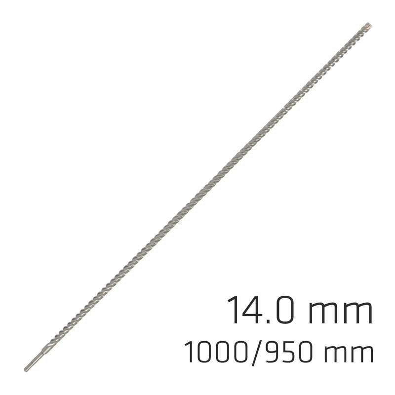 Force x 14.0 x 1000/950 sds-plus rebar drill bit x4 cutting edges