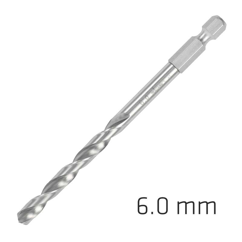 Hss super drill bit hex shank 6mm