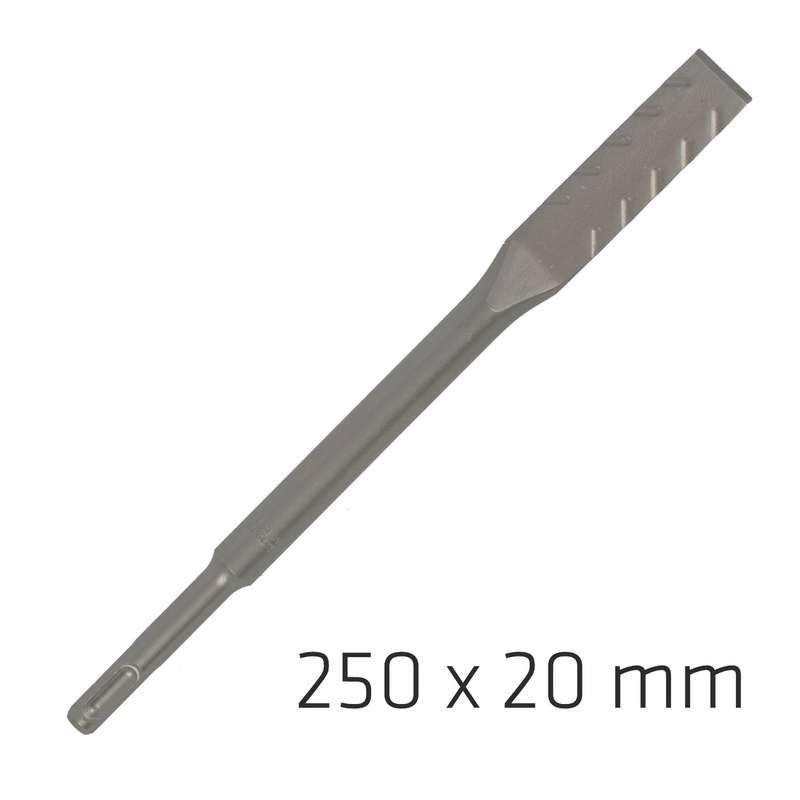 Demolisher plus flat chisel 250x20 sds-plus
