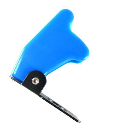 Blue safety cover for illuminated switch - debulk sac-01-bl