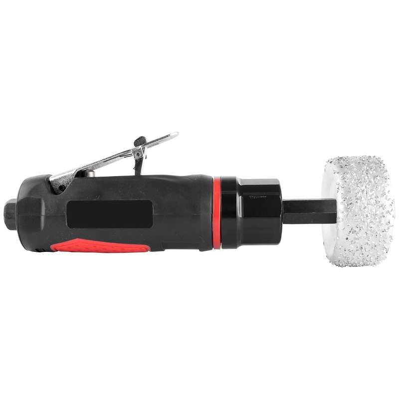 Air tire buffer for roughing low areas. recapping and tire scuffing