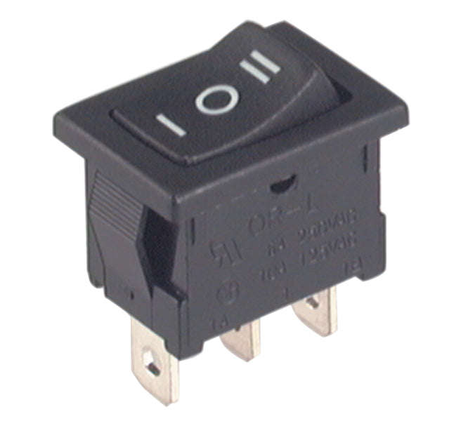 Rocker switch mini spdt on-off-on co=13x19 b100j