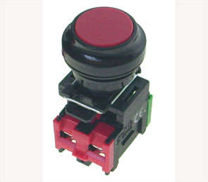 Push switch nonc 33mm rnd red b1900c-rd