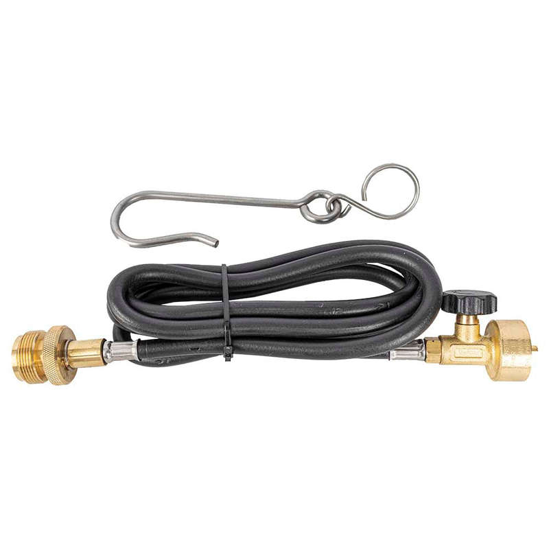 Universal extension hose with belt clip
