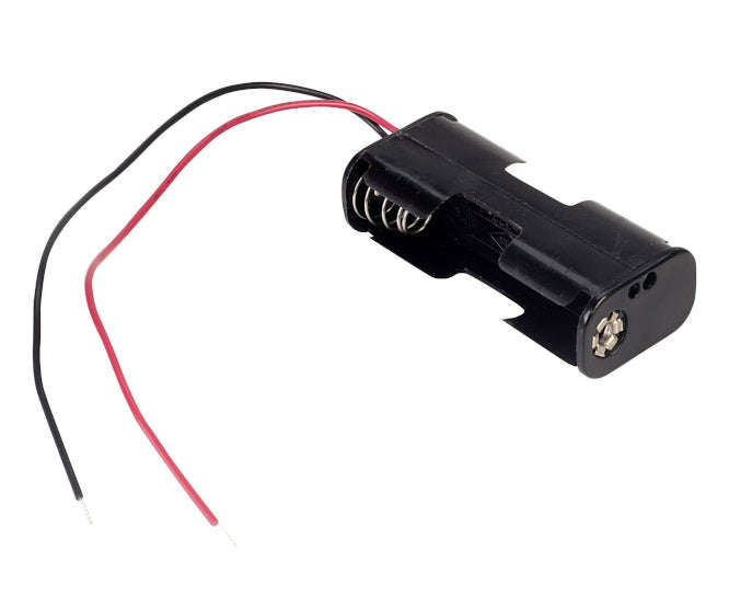 Battery holder for 2xaa w/leads bh-322-1a