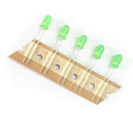 Led 5mm di-gr rnd 40mcd 35-deg t/r bl-b2134tbs18a *a*