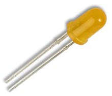 Blink 5mm round difused yellow led 19mcd 3.5-14vdc buy53d