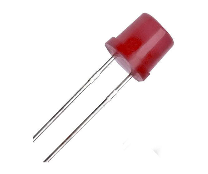 Led 5mm di-rd rnd/flt 5mcd sur15d