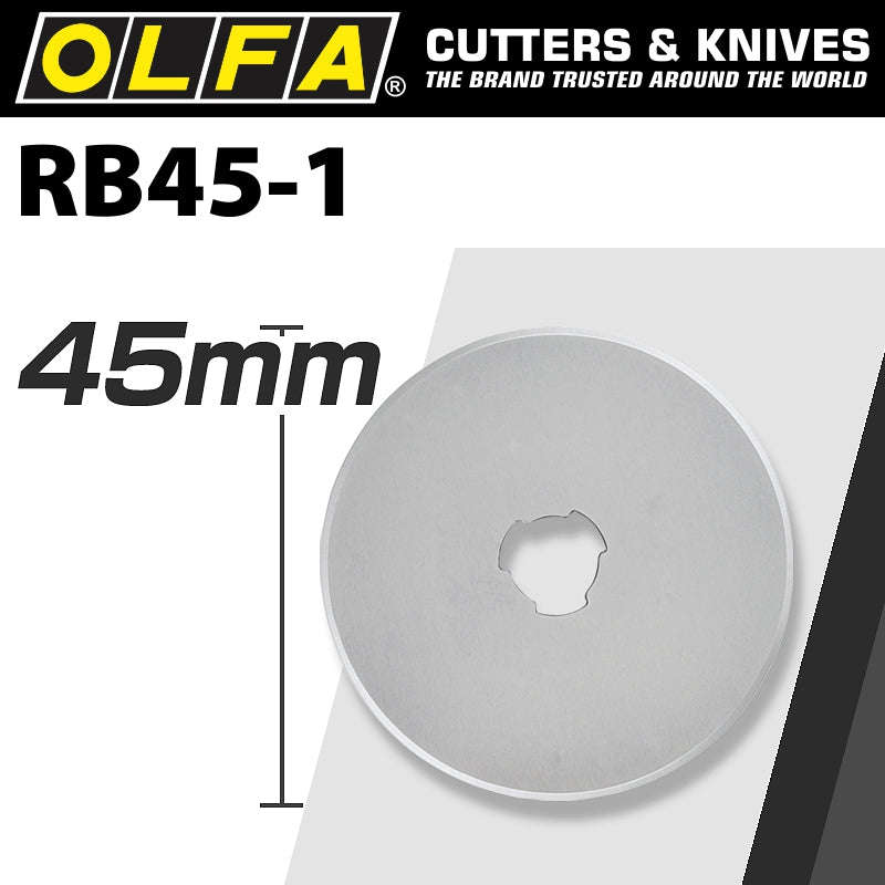 Olfa blades rotary rb45-1 1/pack 45mm