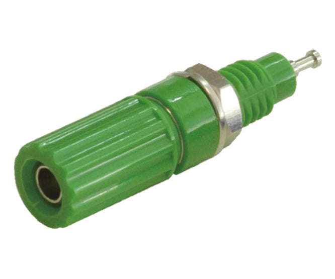 Socket banana 4mm green captive dark green bs4-gr 46mm